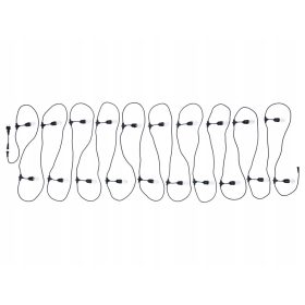   Vrtna girlanda LED 20m | Lučka za vrt s 20xE27 LED žarnicami 1W