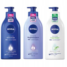 NIVEA MLECZKA ZA TELO Z ALOJO 3*625ml