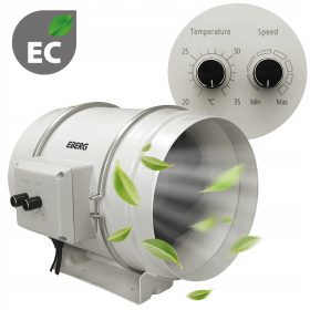   EMAX GROW 200 EC Kanalski Ventilator za Učinkovito Klimatizacijo in Ventilacijo