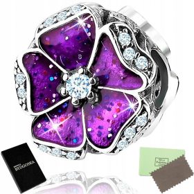 Srebrni obesek s cvetličnimi krogi 925