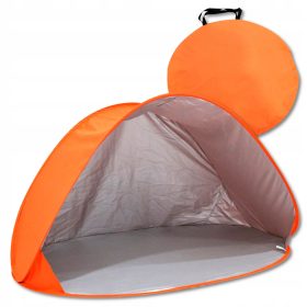   Plažni šotor za otroke LAMEX 5015XQOR, oranžne in rdeče, 100 cm x 1,45 m x 100 cm
