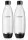  Set steklenic SodaStream Fuse carbonator, črna, 1 l, 2 kos.