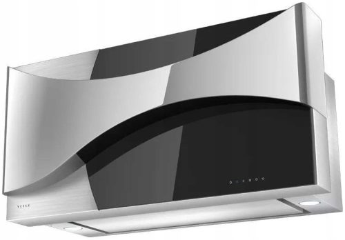 Okap kamin Velge VCCH 9007.1 B, steklo, 90 cm, LED