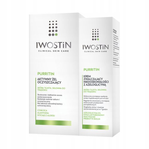 IWOSTIN PURRITIN Komplet za dnevno nego kože nagnjene k aknam