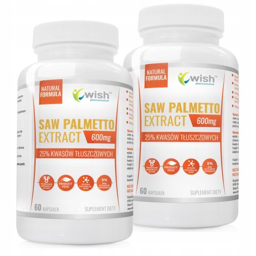 Saw Palmetto 600mg – Naravni izvleček za podporo zdravja