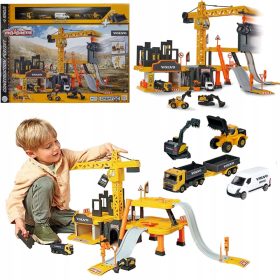 Gradbeni komplet Volvo Majorette z 5 vozili