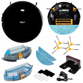 Robotni čistilni sesalnik RoboJet DUEL 3 črne barve