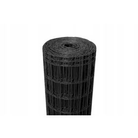 Mreža za ograjo 100mm x 50mm / 1,50m - ČRNA - 20m rolka