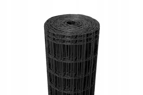 Mreža za ograjo 100mm x 50mm / 1,50m - ČRNA - 20m rolka
