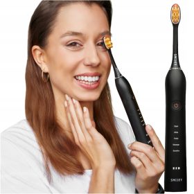   Optimized name: Smiley ProWhite sonična zobna ščetka za beljenje zob + etui

Optimized description: Smiley ProWhite sonična zobna ščetka za beljenje zob je vrhunska izbira za vzdrževanje čistih in bel