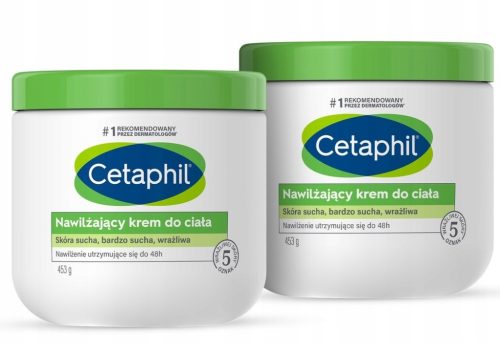 Cetaphil DuoPack vlažilna krema za telo, 453 g za suho in občutljivo kožo