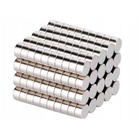MOČAN WALCOWY NEODIMSKI MAGNET 4X2 MM 100 KOS