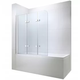 Trodelni paravan za kad Inea 120 x 140 cm prozoren