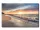 Sončni zakladi: Slika za dnevno sobo s sončnim zahodom, plažo in morjem, dimenzij 80x120 cm