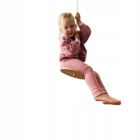 Okrogle lesene gugalnice za otroke - 30 cm