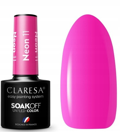 CLARESA Neon Hibridni lak za nohte 11
