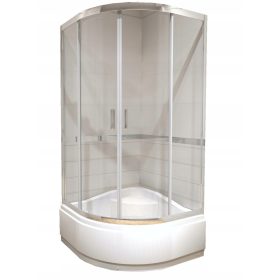   Sanplast KP4/TX4b-90-S sbW0 tuš kabina z drsnimi vrati 90 x 90 cm