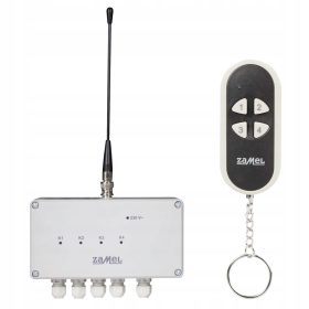 Električni brezžični stikala, siva Zamel