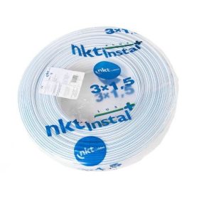 Ploščati električni kabel, napeljava YDYp NKT 3 x 1,5