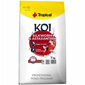 Tropska Koi SILKWORM&ASTAXANTHIN PELLET VELIKOST S 7 KG