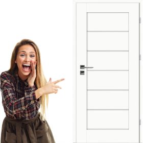   Kakovostna notranja vrata Milton s poljskega proizvajalca, ki so takoj dobavljiva. Model Milton je na voljo z mlečnim ali črnim steklom in v različnih izvedbah za sobe, kopalnice ali polne vrata. Izbe