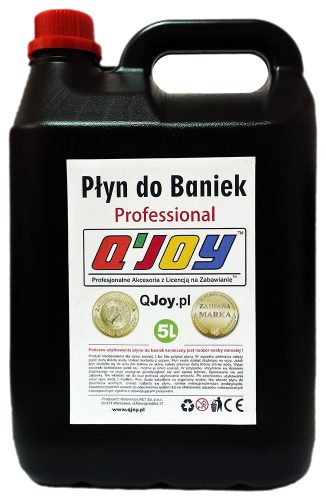 Tekočina za milne mehurčke - QJoy Professional - 5L