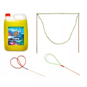   Mehurčki Brothers - Set za ustvarjanje bančnih mehurčkov 5 litrov + 3 palice