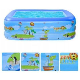 BASEN ZA OTROKE ZRAVEN ZRAČNO BLAZINO, 140 x 90 cm