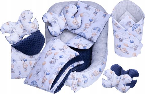 KOKON ZA DOJENČKE MINKY SET XXL BABYMAM 7 ELEMENTOV