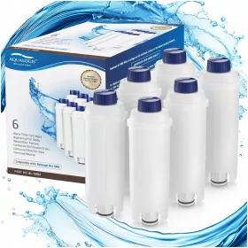   Aqualogis AL-S002 vodni filter za kavne aparate DeLonghi, nadomestni DLSC002, 6 kosov