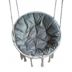   Puhasta za viseči gugalnik Stork's Nest siva žametna vrt 65cm