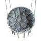 Puhasta za viseči gugalnik Stork's Nest siva žametna vrt 65cm