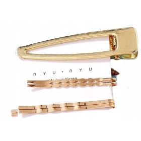  KOMPLET KAPA + OKRASNE SPONKE ZLATE, 5 KOM