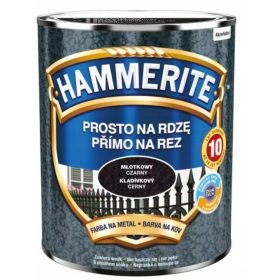  Hammerite barva za kovino 5093258 Hammer black 2,5 l