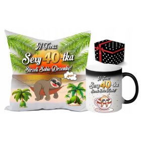   40. rojstni dan Darilo Set Blazin in Skodelic Epic Mugs 3 kosi