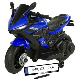 Szomik Blue električno otroško motorno kolo do 30 kg