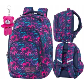   CoolPack Večpredstavni šolski nahrbtnik Shades of purple, Shades of blue, Shades of pink 20 l