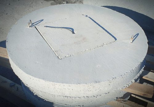 Betonski betonski pokrov s črpalko 105 cm