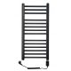 Električni kopalniški radiator Črna eleganca 600 W 400 x 820 mm