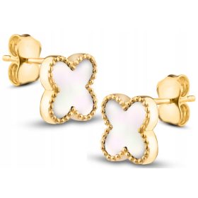  ČUDOVITI UHANI IZ ZLATE DETELICE, BISEDER 585