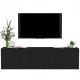 Viseča TV omarica Glamour Black MAT komoda 150cm