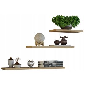   Polica iz laminirane plošče TopEshop 60 x 15 cm, artisan hrast