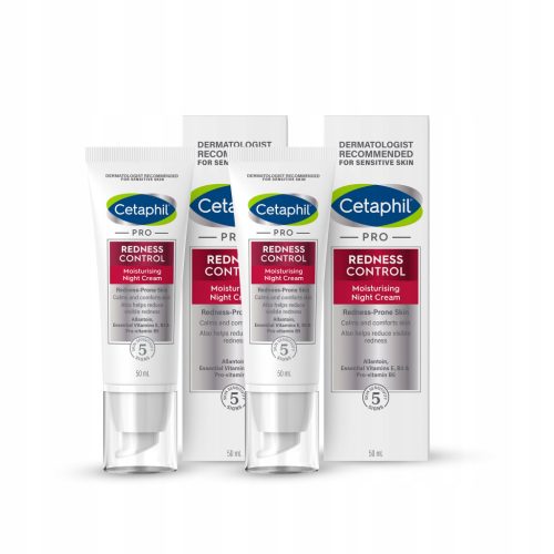 Cetaphil PRO Redness nočna krema proti rdečici - paket 2 kosov