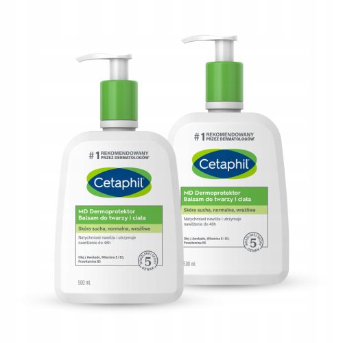 Cetaphil MD Dermoprotektor balzam za kožo, 500 ml, dvojno pakiranje