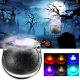 Halloween LED Megleni Generator Čarovniškega Kotla Arhatreya 11 cm