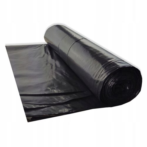 Črna gradbena folija 4m x 10m za izolacijo