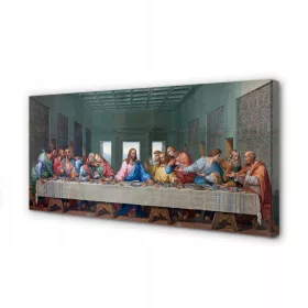   Fotografija Zadnja večerja Leonarda Da Vincija 140x70 cm na platnu
