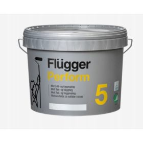 Flügger akrilna stenska barva 9,1 l Mat bela