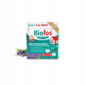   BIOFOS Profesionalni Biološki Pripravek za Greznice, Tablete 12 kosov + 4 kosov GRATIS