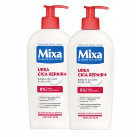 Intenzivna obnova Mixa Cica Repair losjon za telo 2x400 ml